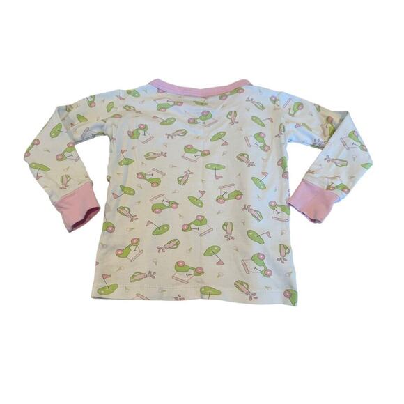 Magnolia Baby Pink Long Pajama 2 Piece Size 3T - Picture 5 of 9